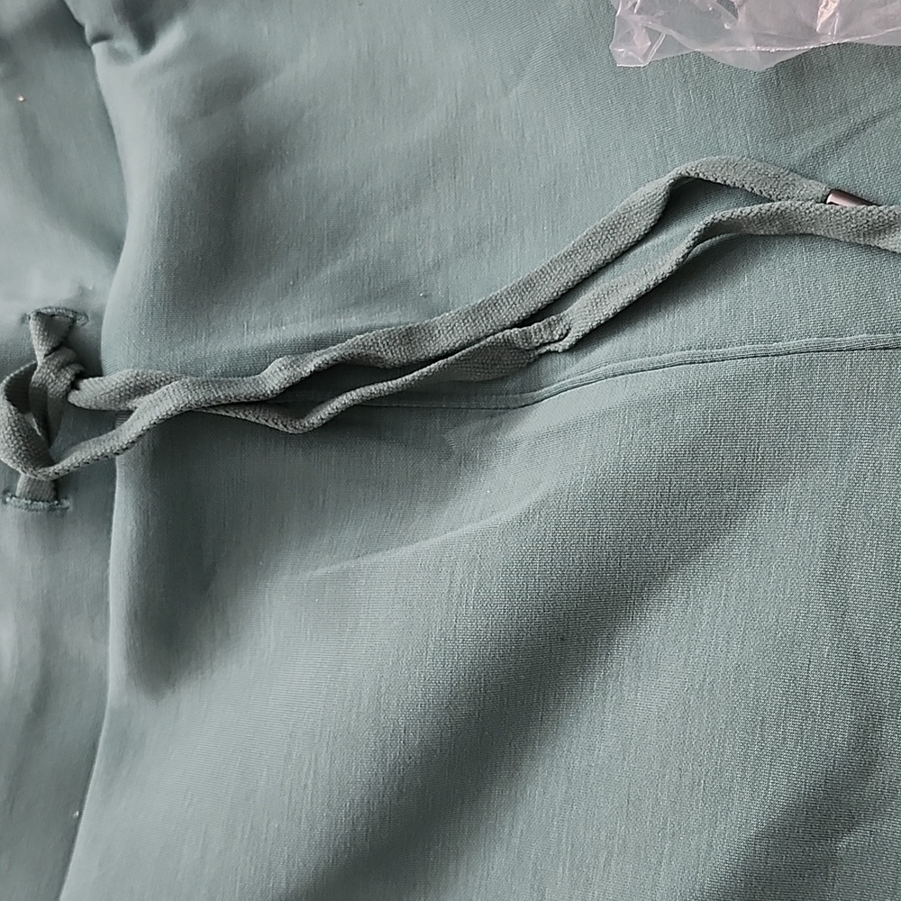 Women's Members Mark Luxe Relaxed Fit Pants; XXL, Green Jade - Picture 3 of 9
